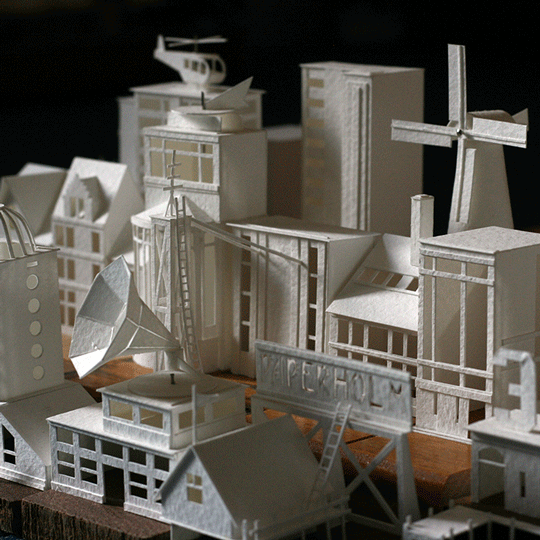 бумажная модель города